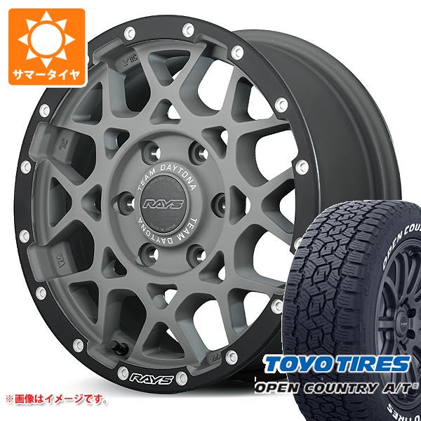 【タイヤ交換対象】ハイエース 200系用 2026年製 サマータイヤ トーヨー オープンカントリー A/T3 215/65R16C 109/107R ホワイトレター レイズ デイトナ M8 xB エディション 6.5-16 タイヤホイール4本セット|タイヤ1番