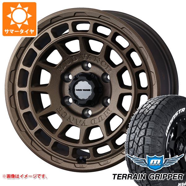 【タイヤ交換対象】ハイエース 200系用 2026年製 サマータイヤ モンスタ テレーングリッパー 215/70R16 107/105Q LT ホワイトレター マッドヴァンスX タイプF 6.5-16 タイヤホイール4本セット｜タイヤ１番