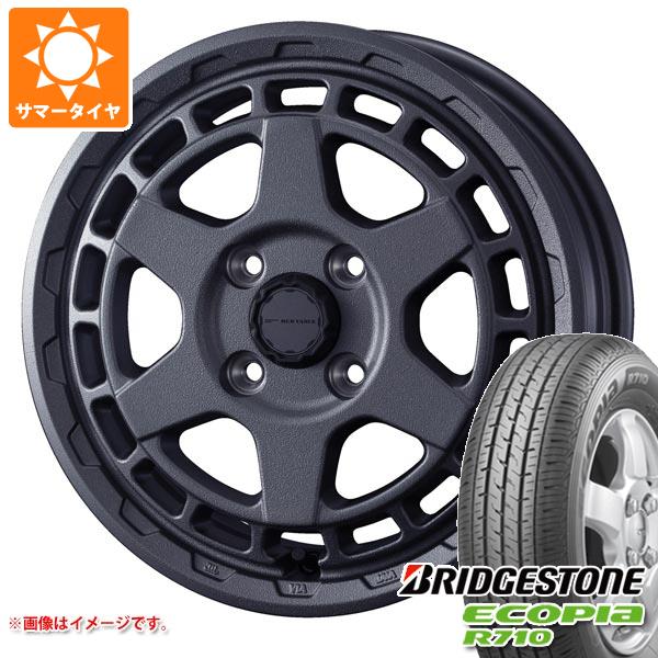 【タイヤ交換対象】アトレーワゴン S300系用 サマータイヤ ブリヂストン エコピア R710 175/80R14 94/93N (175R14 6PR相当) マッドヴァンスX タイプS 4.5-14 タイヤホイール4本セット