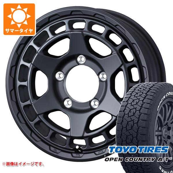 【タイヤ交換対象】5本セット ジムニーシエラ JB74W用 サマータイヤ トーヨー オープンカントリー A/T3 195/80R15 107/105N LT ホワイトレター マッドヴァンスX タイプS 6.0-15 タイヤホイール5本セット