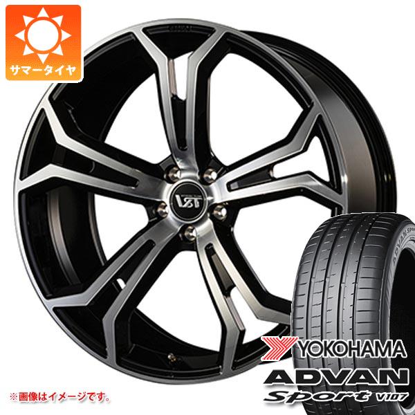 【タイヤ交換対象】ボルボ XC60 UB/UD系用 サマータイヤ ヨコハマ アドバンスポーツV107 235/55R19 105Y XL VST タイプPLS フォージド タイヤホイール4本セット