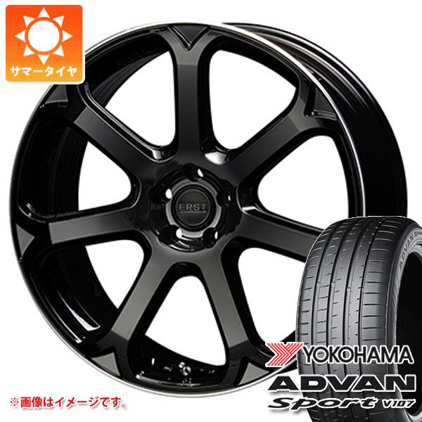【タイヤ交換対象】ボルボ V60 ZB系用 サマータイヤ ヨコハマ アドバンスポーツV107 245/35ZR20 (95Y) XL エアスト S7-R2 タイヤホイール4本セット