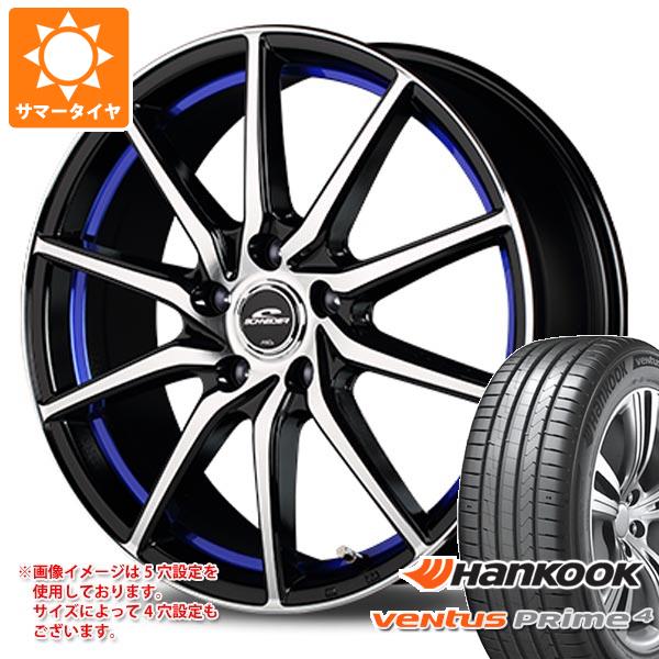 【タイヤ交換対象】サマータイヤ 225/55R17 101W XL ハンコック ベンタス プライム4 K135 MID ホイールズ RX810 7.0-17 タイヤホイール4本セット