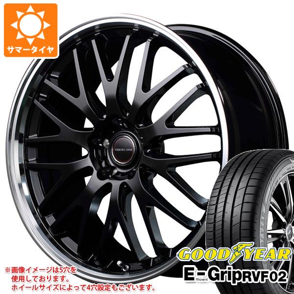 【タイヤ交換対象】サマータイヤ 225/50R18 99V XL グッドイヤー エフィシエントグリップ RVF02 ヴァーテックワン エグゼ10 8.0-18 タイヤホイール4本セット