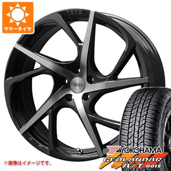 【タイヤ交換対象】ボルボ XC40 XB系用 サマータイヤ ヨコハマ ジオランダー A/T G015 235/55R18 104H XL ブラックレター エアスト VS5-R タイヤホイール4本セット