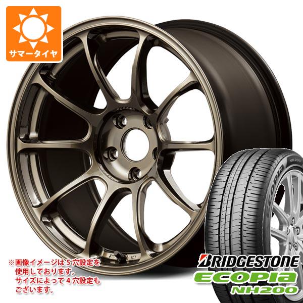 【タイヤ交換対象】サマータイヤ 215/45R17 91W XL ブリヂストン エコピア NH200 レイズ ボルクレーシング ZE40 7.5-17 タイヤホイール4本セット 191,000円