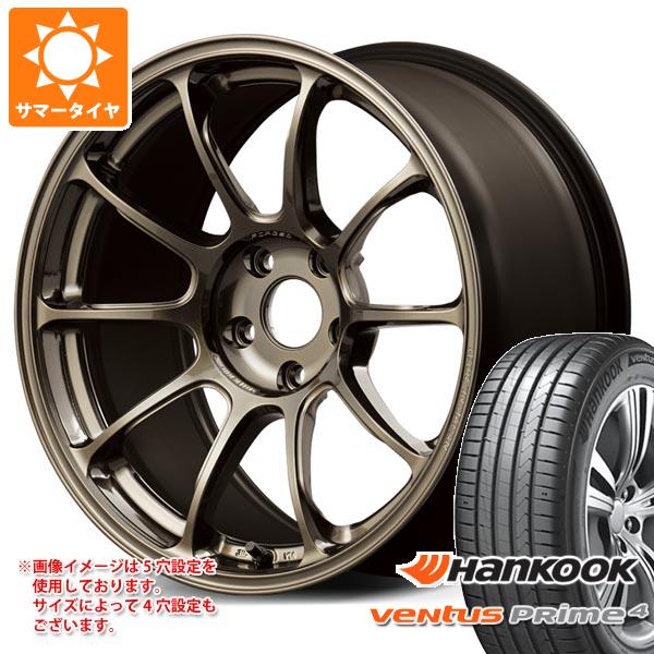 【タイヤ交換対象】サマータイヤ 215/45R17 91W XL ハンコック ベンタス プライム4 K135 レイズ ボルクレーシング ZE40 7.5-17 タイヤホイール4本セット