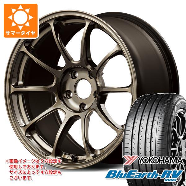 【タイヤ交換対象】2026年製 サマータイヤ 215/60R17 96H ヨコハマ ブルーアースRV RV03 レイズ ボルクレーシング ZE40 7.5-17 タイヤホイール4本セット
