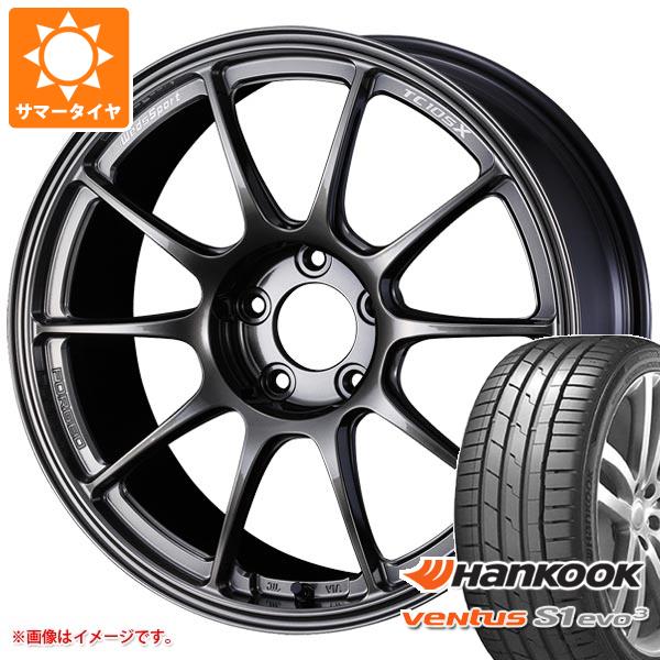 【タイヤ交換対象】サマータイヤ 265/35R18 (97Y) XL ハンコック ベンタス S1 エボ3 K127 ウェッズスポーツ TC105X フォージド 9.0-18 タイヤホイール4本セット
