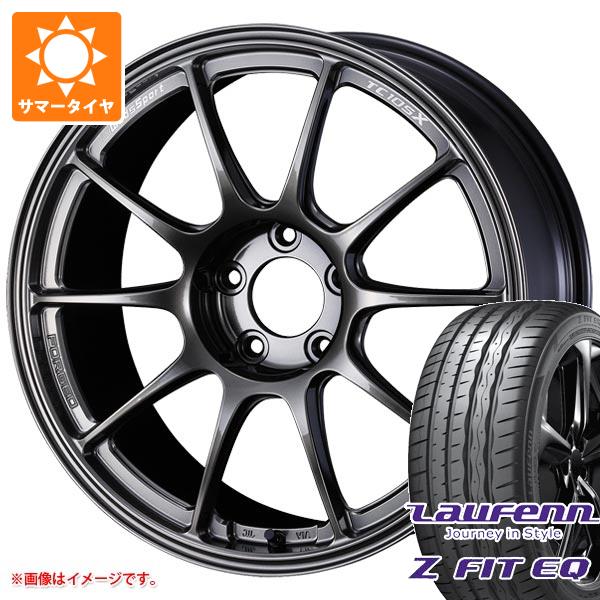 【タイヤ交換対象】サマータイヤ 215/45R18 89Y ラウフェン Zフィット EQ LK03 ウェッズスポーツ TC105X フォージド 8.5-18 タイヤホイール4本セット