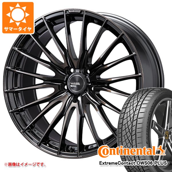 【タイヤ交換対象】サマータイヤ 225/40R19 93Y XL コンチネンタル エクストリームコンタクト DWS06 プラス SSR ブリッカー 01F 8.0-19 タイヤホイール4本セット