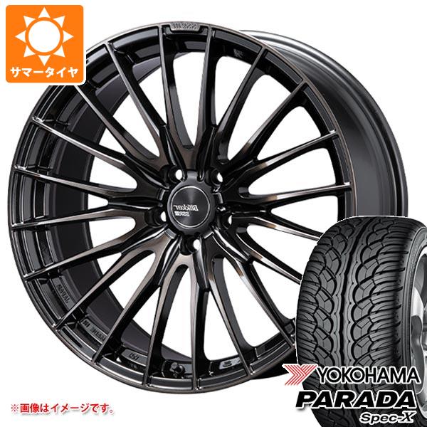 【タイヤ交換対象】サマータイヤ 235/55R20 102V ヨコハマ パラダ スペック-X PA02 SSR ブリッカー 01F 8.5-20 タイヤホイール4本セット