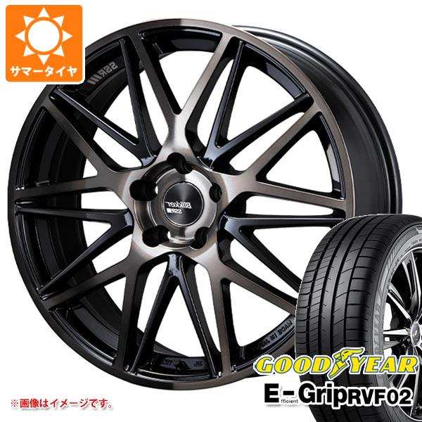 【タイヤ交換対象】サマータイヤ 225/50R18 99V XL グッドイヤー エフィシエントグリップ RVF02 SSR ブリッカー 01M 7.0-18 タイヤホイール4本セット|タイヤ1番