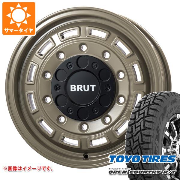 【タイヤ交換対象】ハイエース 200系用 2026年製 サマータイヤ トーヨー オープンカントリー R/T 215/65R16C 109/107Q ホワイトレター ブルート BR-70 6.5-16 タイヤホイール4本セット｜タイヤ１番 108,100円