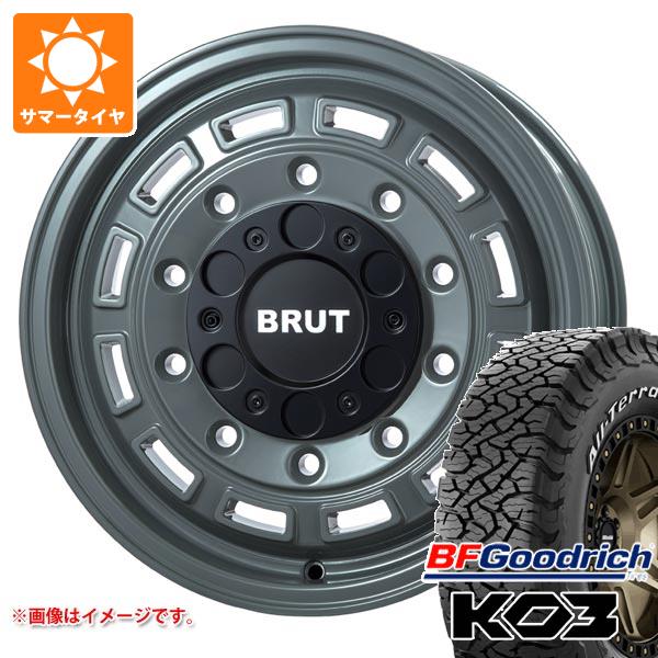 【タイヤ交換対象】ハイエース 200系用 2026年製 サマータイヤ BFグッドリッチ オールテレーンT/A KO3 LT215/70R16 100/97S ホワイトレター ブルート BR-70 6.5-16 タイヤホイール4本セット|タイヤ1番