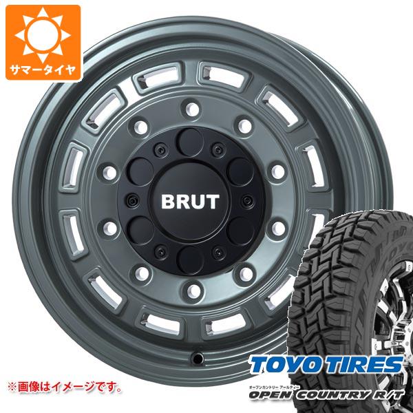 【タイヤ交換対象】ハイエース 200系用 2026年製 サマータイヤ トーヨー オープンカントリー R/T 215/65R16C 109/107Q ホワイトレター ブルート BR-70 6.5-16 タイヤホイール4本セット|タイヤ1番