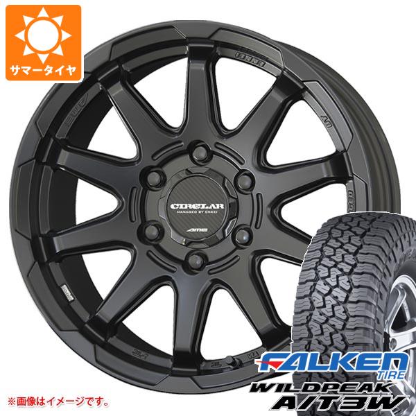 【タイヤ交換対象】サマータイヤ 265/70R17 121/118R ファルケン ワイルドピーク A/T3W サーキュラー C10X 8.0-17 タイヤホイール4本セット｜タイヤ１番