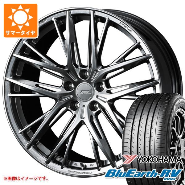 【タイヤ交換対象】2026年製 サマータイヤ 225/55R18 98V ヨコハマ ブルーアースRV RV03 F ゼロ FZ-5 8.0-18 タイヤホイール4本セット