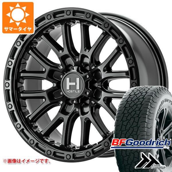 【タイヤ交換対象】サマータイヤ 265/65R17 112T BFグッドリッチ トレールテレーンT/A アウトラインホワイトレター ホスタイル H135 リッジクレスト 8.0-17 タイヤホイール4本セット