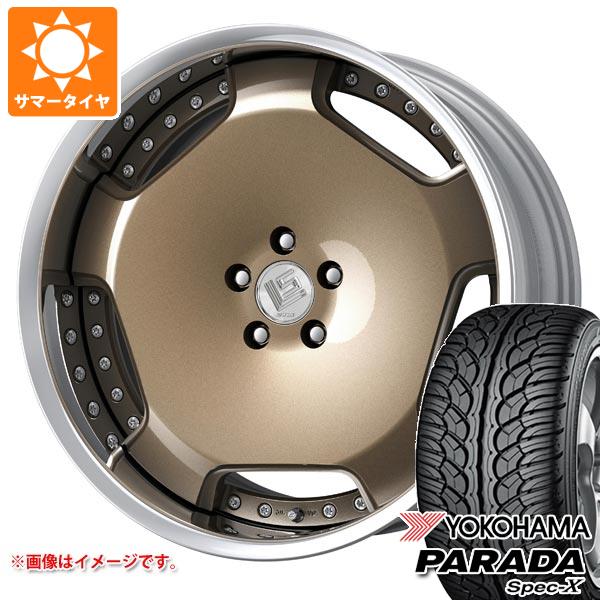 【タイヤ交換対象】トヨタ ランドクルーザー300用 サマータイヤ ヨコハマ パラダ スペック-X PA02 285/45R22 114V REINF ワーク LS アダマス 10.0-22 タイヤホイール4本セット