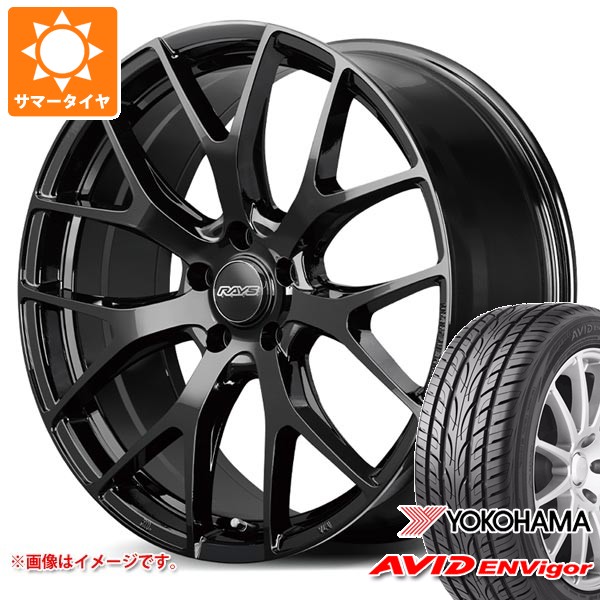 【タイヤ交換対象】トヨタ 40系アルファード用 サマータイヤ ヨコハマ エービッド エンビガー S321 245/45R20 103W XL レイズ RS 2x7FT 8.5-20 タイヤホイール4本セット