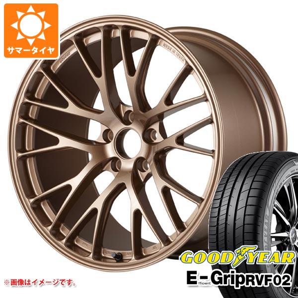 【タイヤ交換対象】サマータイヤ 215/45R17 91W XL グッドイヤー エフィシエントグリップ RVF02 ポテンザ RW007 7.5-17 タイヤホイール4本セット