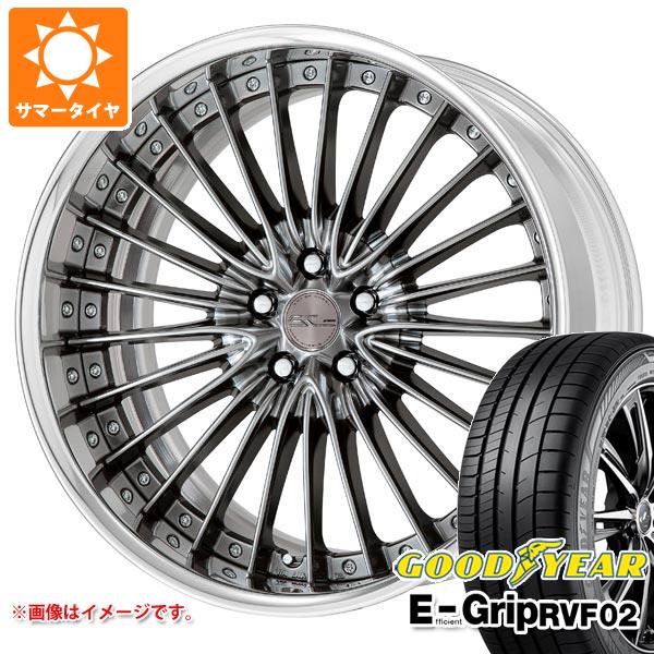 【タイヤ交換対象】サマータイヤ 225/55R19 103W XL グッドイヤー エフィシエントグリップ RVF02 ワーク シュヴァート グラソン 7.5-19 タイヤホイール4本セット|タイヤ1番
