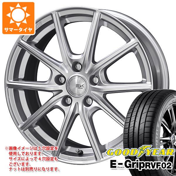 【タイヤ交換対象】サマータイヤ 175/65R15 84H グッドイヤー エフィシエントグリップ RVF02 ザイン EK 5.5-15 タイヤホイール4本セット