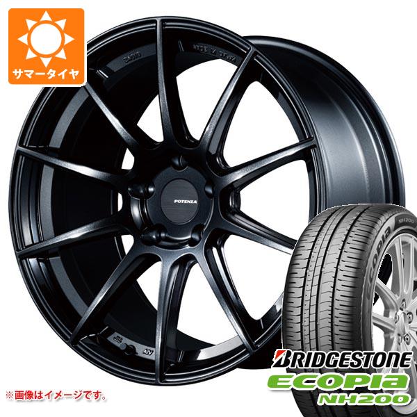 【タイヤ交換対象】サマータイヤ 205/55R16 91V ブリヂストン エコピア NH200 ポテンザ SW010 7.0-16 タイヤホイール4本セット|タイヤ1番
