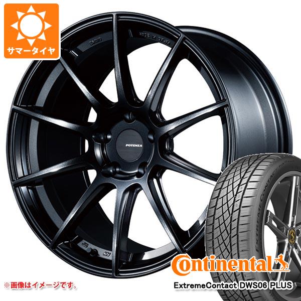 【タイヤ交換対象】サマータイヤ 215/40R18 89Y XL コンチネンタル エクストリームコンタクト DWS06 プラス ポテンザ SW010 7.5-18 タイヤホイール4本セット|タイヤ1番