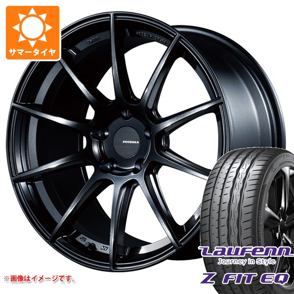 【タイヤ交換対象】サマータイヤ 215/35R19 85Y XL ラウフェン Zフィット EQ LK03 ポテンザ SW010 8.0-19 タイヤホイール4本セット