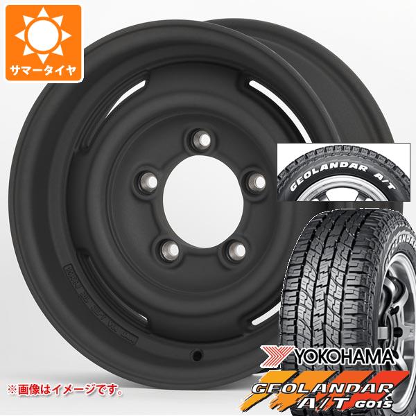 【タイヤ交換対象】スズキ ジムニーノマド JC74W用 サマータイヤ 2026年製 ヨコハマ ジオランダー A/T G015 185/85R16 105/103N LT ホワイトレター アピオ ワイルドボア SR プラス 6.0-16 タイヤホイール4本セット