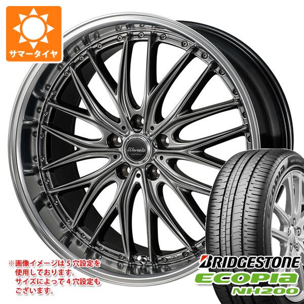 【タイヤ交換対象】サマータイヤ 225/50R17 94V ブリヂストン エコピア NH200 モンツァジャパン ワーウィック ディープランド 7.0-17 タイヤホイール4本セット｜タイヤ１番 100,000円