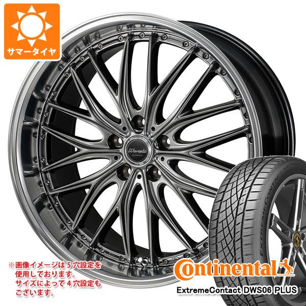 【タイヤ交換対象】サマータイヤ 245/45R19 98Y コンチネンタル エクストリームコンタクト DWS06 プラス モンツァジャパン ワーウィック ディープランド 8.0-19 タイヤホイール4本セット