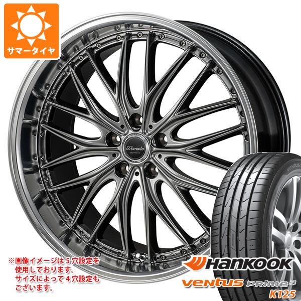 【タイヤ交換対象】サマータイヤ 165/40R16 70V XL ハンコック ベンタス プライム3 K125 モンツァジャパン ワーウィック ディープランド 5.0-16 タイヤホイール4本セット