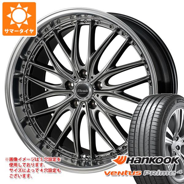 【タイヤ交換対象】サマータイヤ 225/60R17 99V ハンコック ベンタス プライム4 K135 K135A モンツァジャパン ワーウィック ディープランド 7.0-17 タイヤホイール4本セット