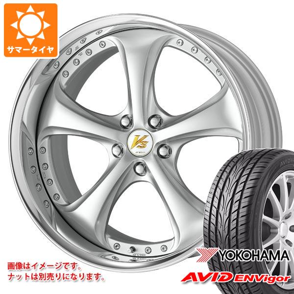 【タイヤ交換対象】サマータイヤ 225/40R19 93W XL ヨコハマ エービッド エンビガー S321 ワーク VS KFシャープ 8.5-19 タイヤホイール4本セット