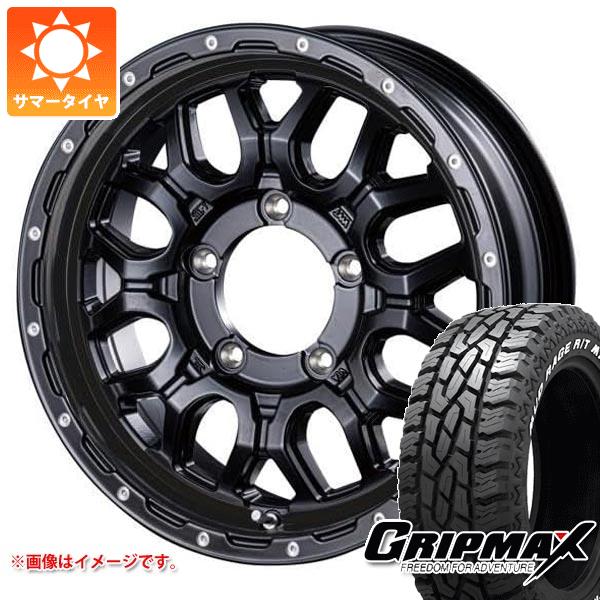 【タイヤ交換対象】5本セット スズキ ジムニーノマド JC74W用 サマータイヤ グリップマックス マッドレイジ R/T MAX LT185/85R16 105/103Q ホワイトレター インターミラノ マッドバーン XR-800M 5.5-16 タイヤホイール5本セット