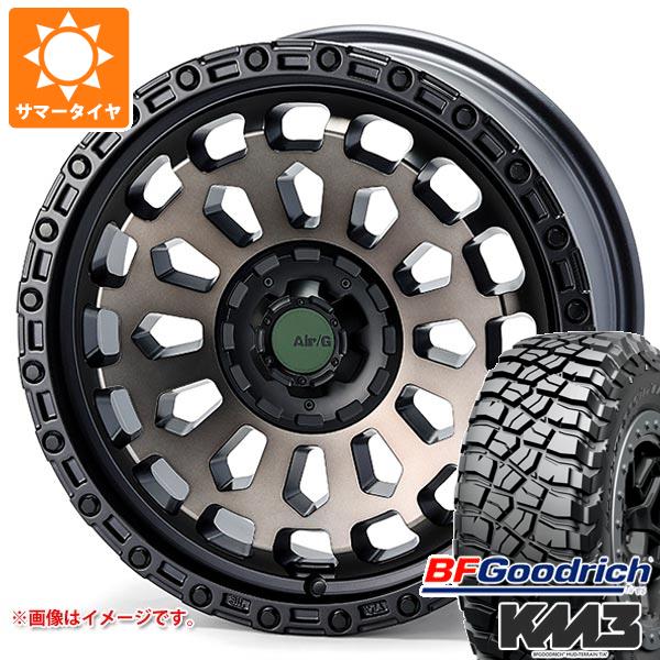 【タイヤ交換対象】サマータイヤ 245/65R17 111/108Q BFグッドリッチ マッドテレーンT/A KM3 エアージー ヴァルカン 7.0-17 タイヤホイール4本セット