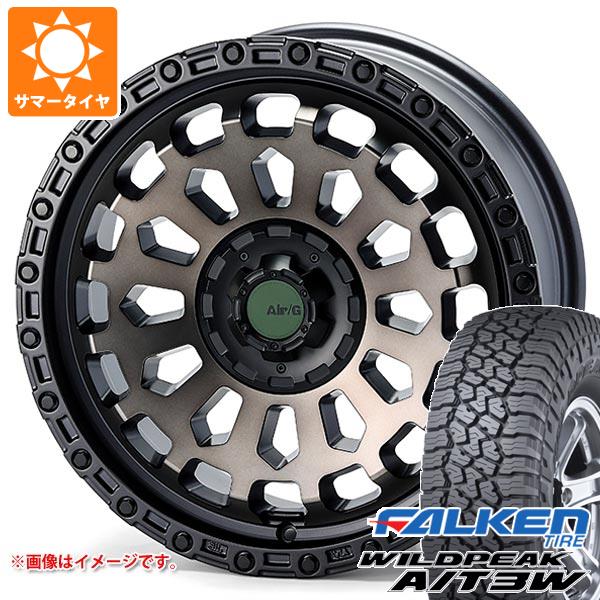 【タイヤ交換対象】トヨタ RAV4 50系用 サマータイヤ ファルケン ワイルドピーク A/T3W 265/65R17 116S XL エアージー ヴァルカン 7.0-17 タイヤホイール4本セット｜タイヤ１番