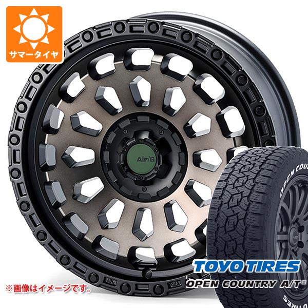 【タイヤ交換対象】ミツビシ デリカD5用 2026年製 サマータイヤ トーヨー オープンカントリー A/T3 225/65R17 102H ホワイトレター エアージー ヴァルカン 7.0-17 タイヤホイール4本セット|タイヤ1番