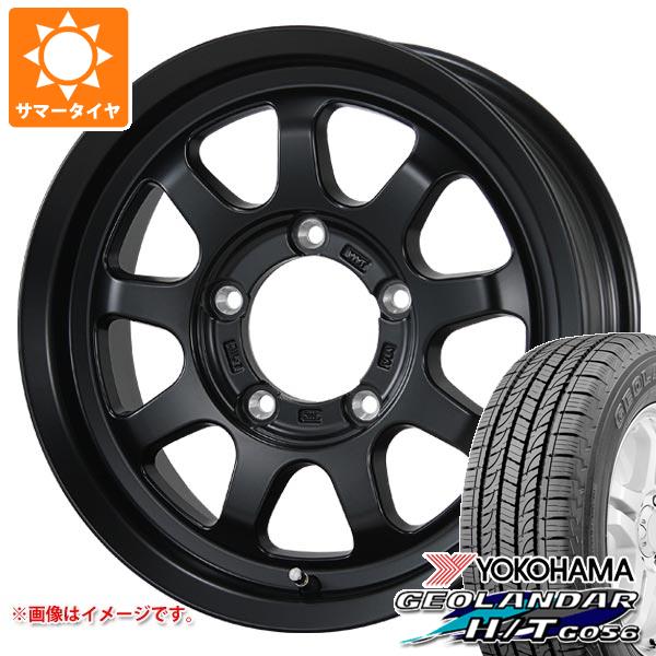 【タイヤ交換対象】スズキ ジムニーシエラ JB74W用 サマータイヤ ヨコハマ ジオランダー H/T G056 195/80R15 107/105L LT ホワイトレター ブロウズ ロブ9 5.5-15 タイヤホイール4本セット