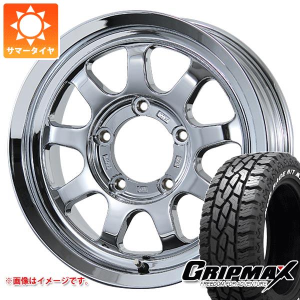 【タイヤ交換対象】スズキ ジムニー JB64W用 サマータイヤ グリップマックス マッドレイジ R/T MAX LT215/70R16 100/97R ホワイトレター ブロウズ ロブ9 5.5-16 タイヤホイール4本セット｜タイヤ１番