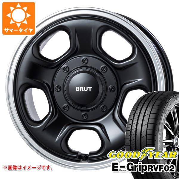 【タイヤ交換対象】ニッサン T31エクストレイル用 サマータイヤ グッドイヤー エフィシエントグリップ RVF02 215/65R16 98H ブルート BR-33 6.5-16 タイヤホイール4本セット|タイヤ1番