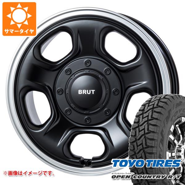 【タイヤ交換対象】ミツビシ デリカD5用 サマータイヤ トーヨー オープンカントリー R/T 235/70R16 106Q ホワイトレター ブルート BR-33 6.5-16 タイヤホイール4本セット｜タイヤ１番