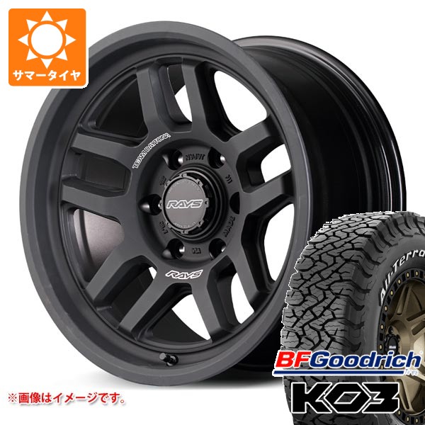 【タイヤ交換対象】5本セット トヨタ FJクルーザー 10系用 サマータイヤ BFグッドリッチ オールテレーンT/A KO3 LT265/70R17 118/115S ホワイトレター レイズ デイトナ D325 8.0-17 タイヤホイール5本セット