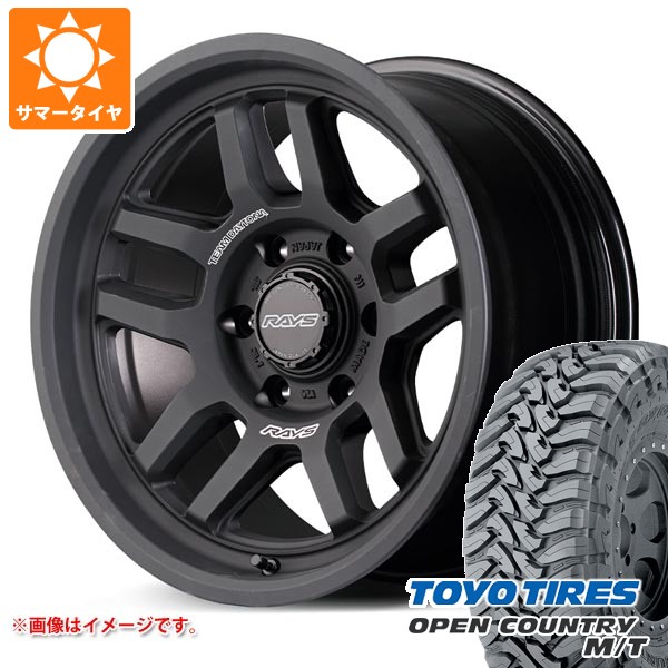 【タイヤ交換対象】5本セット トヨタ FJクルーザー 10系用 サマータイヤ トーヨー オープンカントリー M/T LT285/70R17 116/113P ブラックレター M/T-Rパターン レイズ デイトナ D325 8.0-17 タイヤホイール5本セット 189,688円