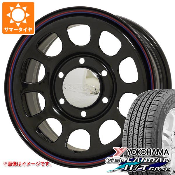 【タイヤ交換対象】ニッサン NV350キャラバン E26用 サマータイヤ ヨコハマ ジオランダー H/T G056 195/80R15 107/105L LT ホワイトレター デイトナズ G2 6.0-15 タイヤホイール4本セット