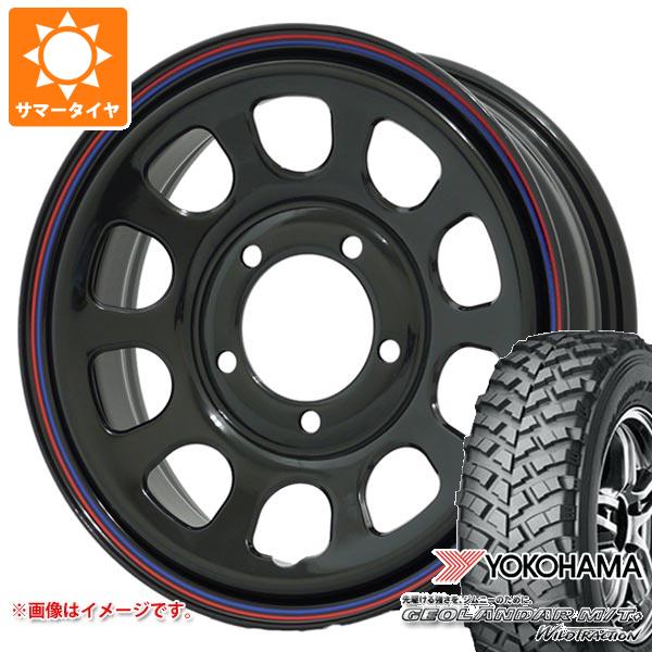 【タイヤ交換対象】スズキ ジムニー用 サマータイヤ ヨコハマ ジオランダー M/T+ G001J 195R16C 104/102Q デイトナズ G2 5.5-16 タイヤホイール4本セット