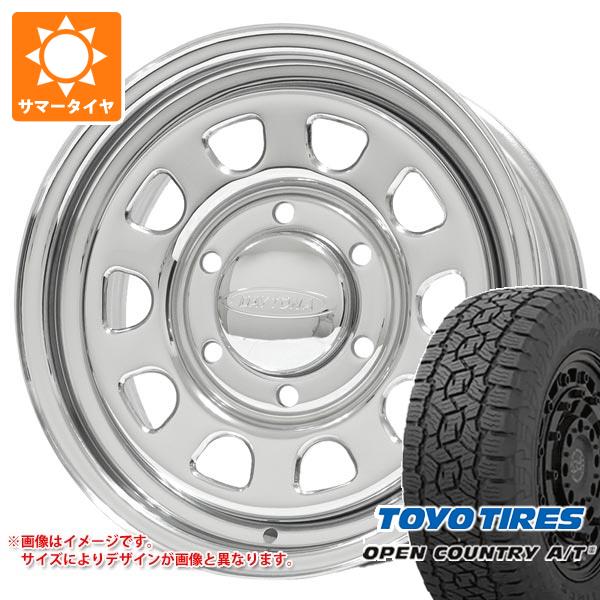 【タイヤ交換対象】ニッサン NV350キャラバン E26用 サマータイヤ トーヨー オープンカントリー A/T3 215/70R16 100T ブラックレター デイトナズ G2 6.5-16 タイヤホイール4本セット｜タイヤ１番